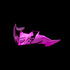 SPOILER/ALERON ROSA PARA CASCO OBSIDIAN